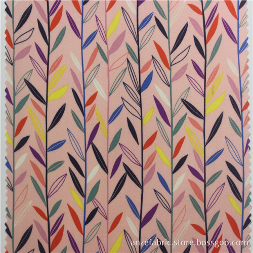 100%lenzing ecovero rayon printed poplin  fabric